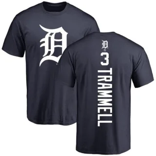 Alan Trammell Detroit Tigers Backer T-Shirt - Navy