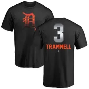 Alan Trammell Detroit Tigers Midnight Mascot T-Shirt - Black