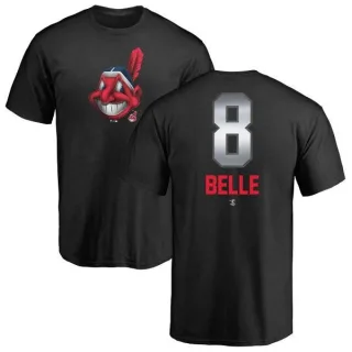 Albert Belle Cleveland Indians Midnight Mascot T-Shirt - Black