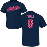 Albert Belle Cleveland Indians Name & Number T-Shirt - Navy