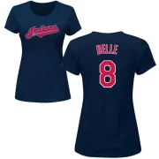 Albert Belle Women's Cleveland Indians Name & Number T-Shirt - Navy