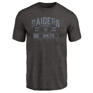 Aldon Smith Oakland Raiders Flanker Tri-Blend T-Shirt - Black