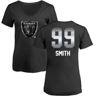 Aldon Smith Women's Oakland Raiders Midnight Mascot T-Shirt - Black