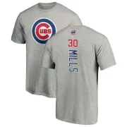 Alec Mills Chicago Cubs Backer T-Shirt - Ash