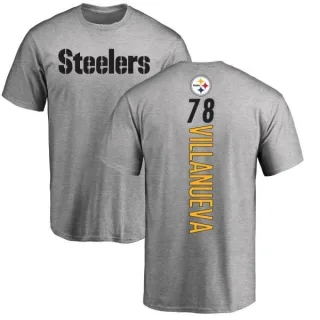 Alejandro Villanueva Pittsburgh Steelers Backer T-Shirt - Ash