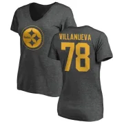 Alejandro Villanueva Women's Pittsburgh Steelers One Color T-Shirt - Ash