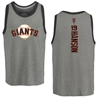 Alen Hanson San Francisco Giants Backer Tri-Blend Tank - Heathered Gray