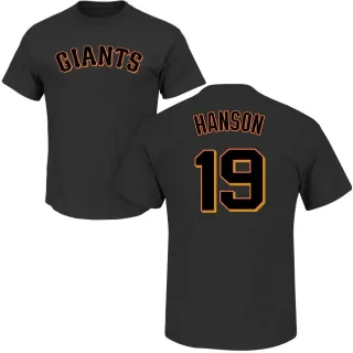 Alen Hanson San Francisco Giants Name & Number T-Shirt - Black