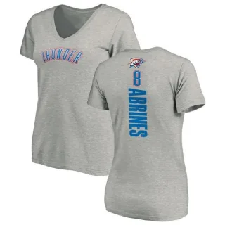 Alex Abrines Women's Oklahoma City Thunder Ash Backer T-Shirt