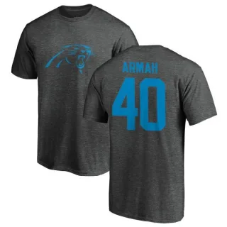 Alex Armah Carolina Panthers One Color T-Shirt - Ash