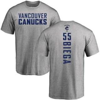 Alex Biega Vancouver Canucks Backer T-Shirt - Ash