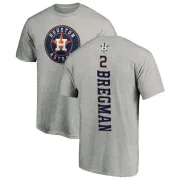 Alex Bregman Houston Astros Backer T-Shirt - Ash