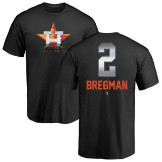 Alex Bregman Houston Astros Midnight Mascot T-Shirt - Black