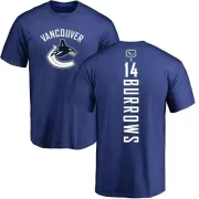 Alex Burrows Vancouver Canucks Backer T-Shirt - Royal