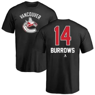 Alex Burrows Vancouver Canucks Name and Number Banner Wave T-Shirt - Black