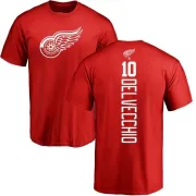 Alex Delvecchio Detroit Red Wings Backer T-Shirt - Red