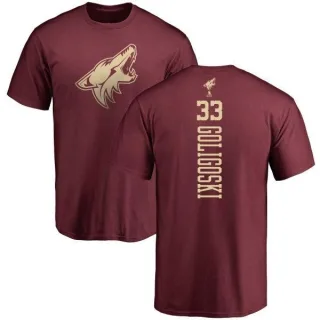 Alex Goligoski Arizona Coyotes One Color Backer T-Shirt - Maroon