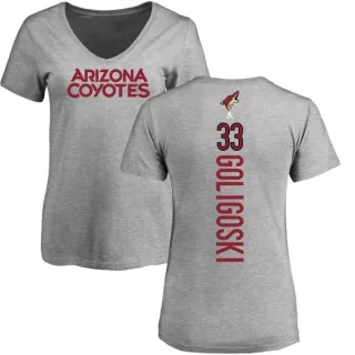 Alex Goligoski Women's Arizona Coyotes Backer T-Shirt - Ash