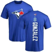 Alex Gonzalez Toronto Blue Jays Backer T-Shirt - Royal