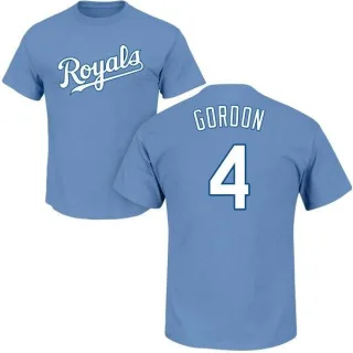 Alex Gordon Kansas City Royals Name & Number T-Shirt - Light Blue