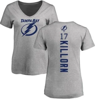 Alex Killorn Women's Tampa Bay Lightning Backer T-Shirt - Ash