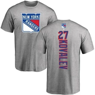 Alex Kovalev New York Rangers Backer T-Shirt - Ash