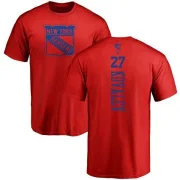 Alex Kovalev New York Rangers One Color Backer T-Shirt - Red