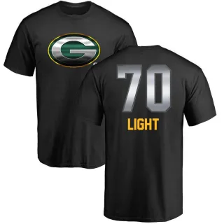 Alex Light Green Bay Packers Midnight Mascot T-Shirt - Black