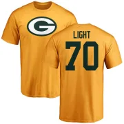 Alex Light Green Bay Packers Name & Number Logo T-Shirt - Gold