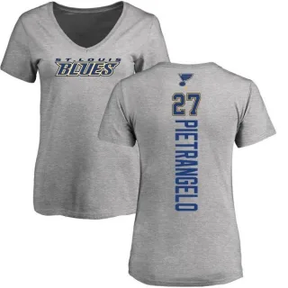 Alex Pietrangelo Women's St. Louis Blues Backer T-Shirt - Ash