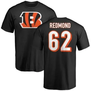 Alex Redmond Cincinnati Bengals Name & Number Logo T-Shirt - Black