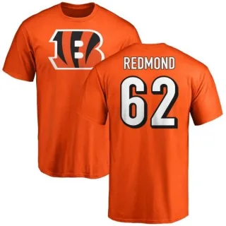 Alex Redmond Cincinnati Bengals Name & Number Logo T-Shirt - Orange