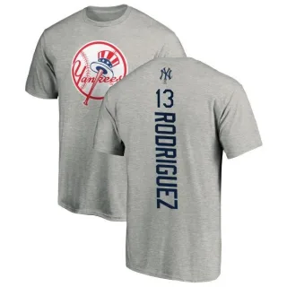 Alex Rodriguez New York Yankees Backer T-Shirt - Ash