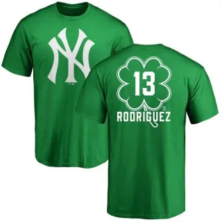 Alex Rodriguez New York Yankees Dubliner Name & Number T-Shirt - Kelly Green