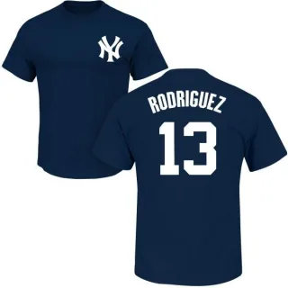Alex Rodriguez New York Yankees Name & Number T-Shirt - Navy