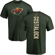 Alex Stalock Minnesota Wild Backer T-Shirt - Green