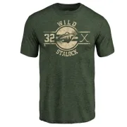 Alex Stalock Minnesota Wild Insignia Tri-Blend T-Shirt - Green