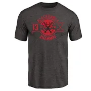 Alex Zhamnov Chicago Blackhawks Insignia Tri-Blend T-Shirt - Black