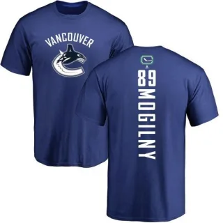 Alexander Mogilny Vancouver Canucks Backer T-Shirt - Royal