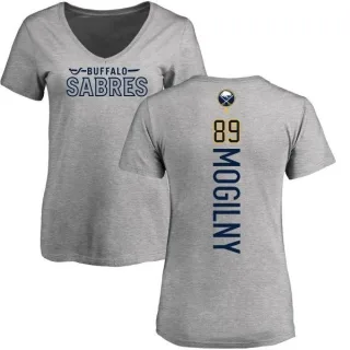 Alexander Mogilny Women's Buffalo Sabres Backer T-Shirt - Ash