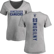 Alexander Mogilny Women's Vancouver Canucks Backer T-Shirt - Ash