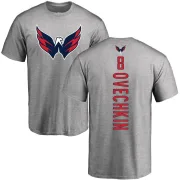 Alexander Ovechkin Washington Capitals Backer T-Shirt - Ash