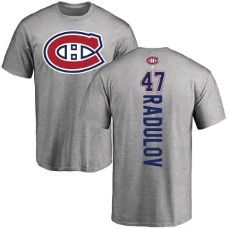 Alexander Radulov Montreal Canadiens Backer T-Shirt - Ash