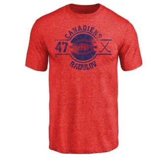 Alexander Radulov Montreal Canadiens Insignia Tri-Blend T-Shirt - Red