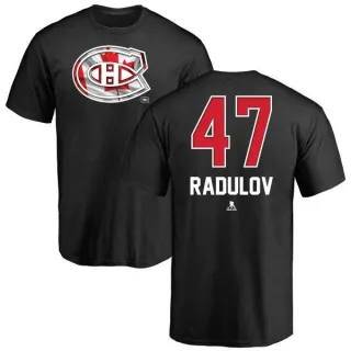 Alexander Radulov Montreal Canadiens Name and Number Banner Wave T-Shirt - Black