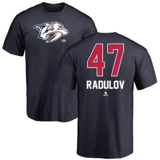 Alexander Radulov Nashville Predators Name and Number Banner Wave T-Shirt - Navy