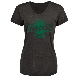 Alexander Radulov Women's Dallas Stars Insignia Tri-Blend T-Shirt - Black