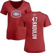 Alexander Radulov Women's Montreal Canadiens Backer T-Shirt - Red