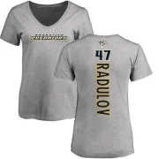 Alexander Radulov Women's Nashville Predators Backer T-Shirt - Ash