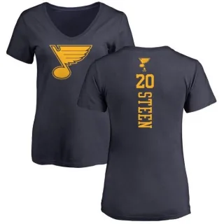 Alexander Steen Women's St. Louis Blues One Color Backer T-Shirt - Navy